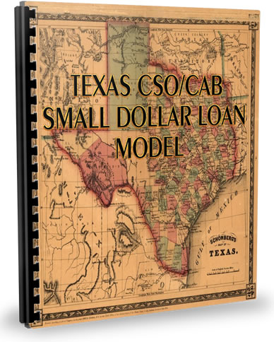 Texas CAB-CSO How to loan money